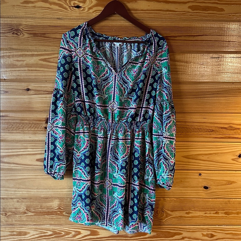Crown & Ivy Multicolor Patterned Dress